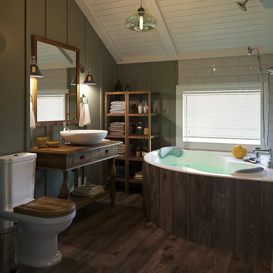 照片:生态风格浴室,斯堪的纳维亚,现代,室内装饰,房屋,装饰,家具和灯光,技巧,小屋,庄园,小木屋,住宅和小屋,室内百科全书 – 网站上的照片