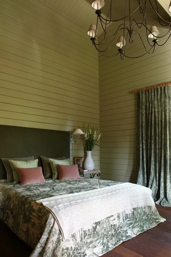 Foto: Schlafzimmer im Provence- und Landhausstil, Skandinavisch, Modern, Innendekoration, Haus, Dekor, Möbel und Beleuchtung, Tipps, Ferienhaus, Herrenhaus, Chalet, Öko, Haus und Ferienhaus, Enzyklopädie des Innenraums – Fotos auf unserer Website