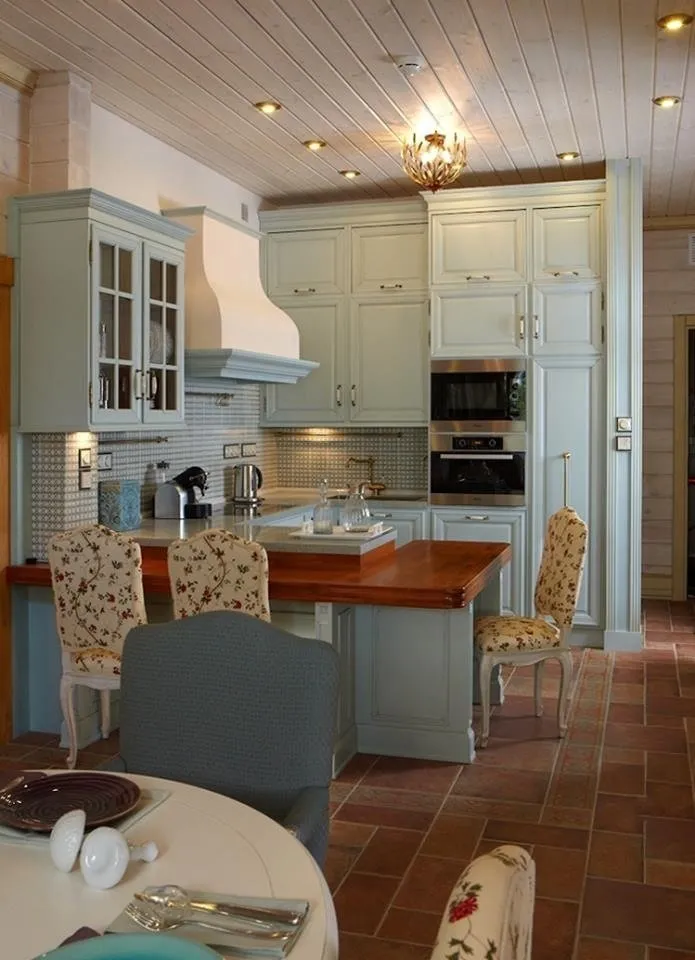 照片:普罗旺斯与乡村风格厨房和餐厅,斯堪的纳维亚,现代,室内装饰,房屋,装饰,家具和灯光,技巧,小屋,庄园,小木屋,生态,住宅和小屋,室内百科全书 – 网站上的照片