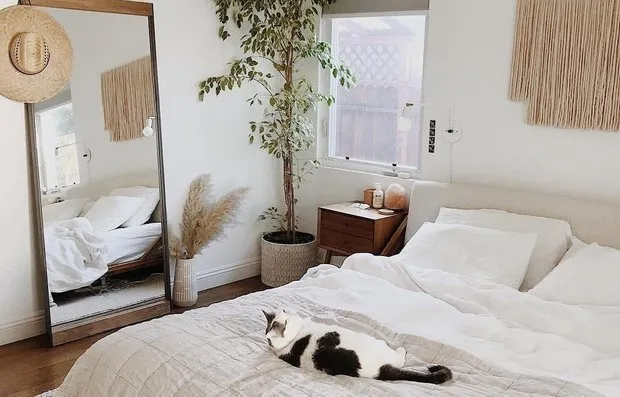 照片:北欧风格卧室,指南,达莉亚·皮科娃,甜蜜之家,卡佳·契斯托娃,阿莱娜·埃雷缅科,卢德米拉·丹尼洛维奇 – 我们网站上的照片