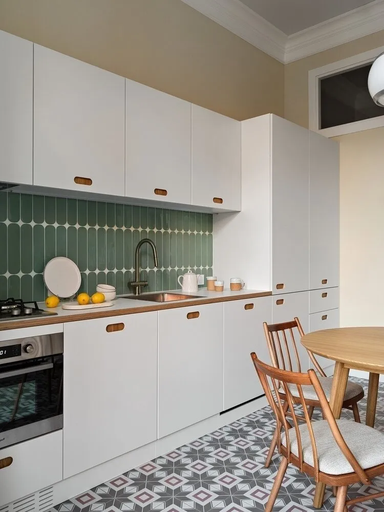 Cocina después del remodelado