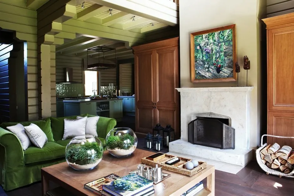 照片:普罗旺斯与乡村风格客厅,斯堪的纳维亚,现代,室内装饰,房屋,装饰,家具和灯光,技巧,小屋,庄园,小木屋,生态,住宅和小屋,室内百科全书 – 网站上的照片