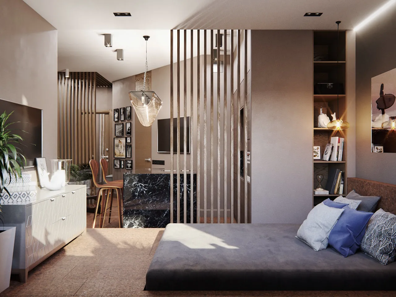 Фотография: Спальня в стиле Современный, Декор интерьера, Советы, актуальный интерьер – фото на нашем сайте