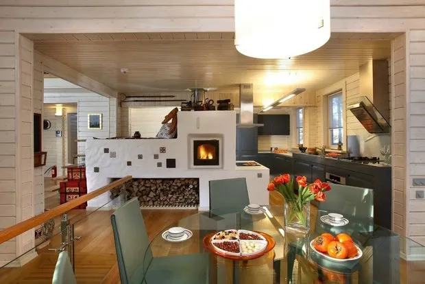 照片:普罗旺斯与乡村风格厨房和餐厅,斯堪的纳维亚,现代,室内装饰,房屋,装饰,家具和灯光,技巧,小屋,庄园,小木屋,生态,住宅和小屋,室内百科全书 – 网站上的照片