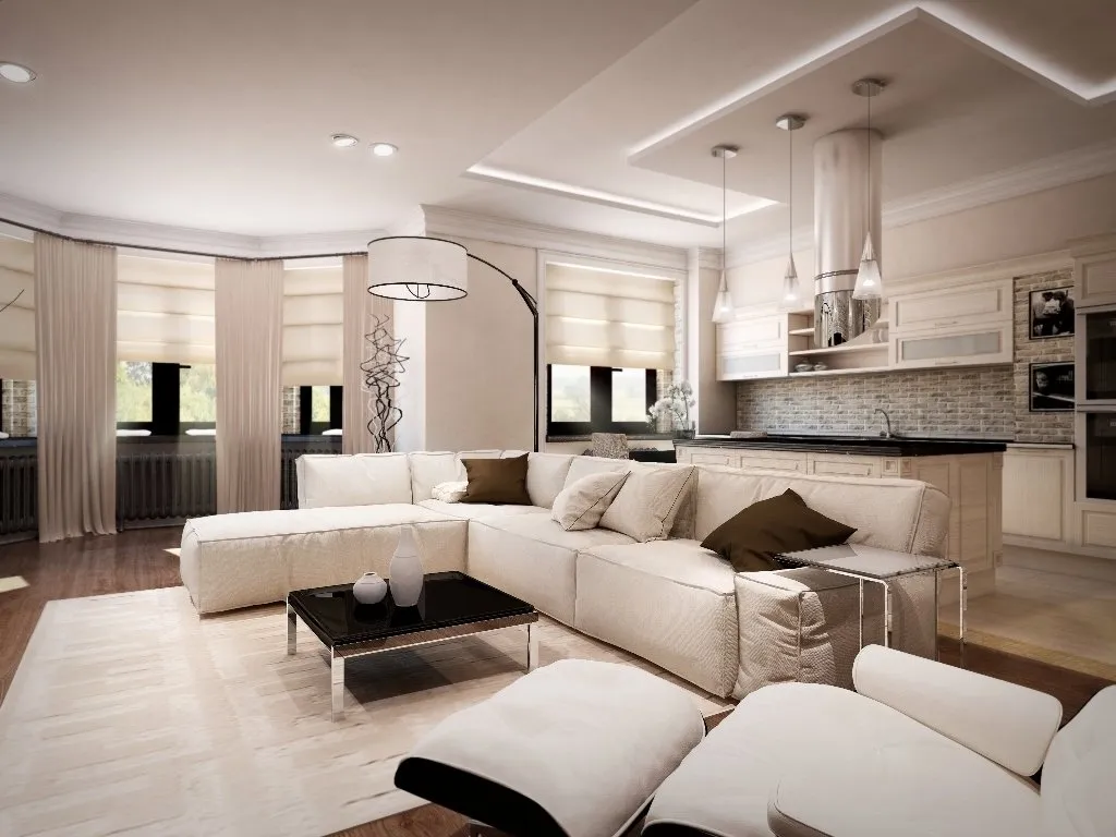 照片：现代风格客厅，技巧，Elena Krylova – 我们网站上的照片