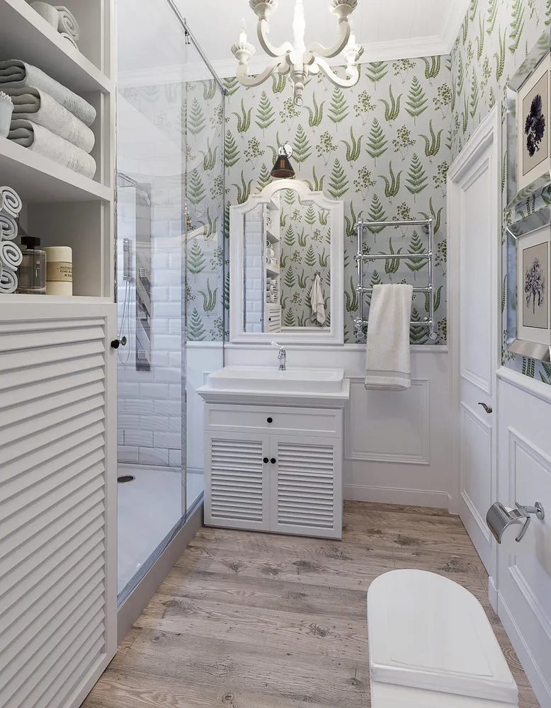 照片:现代风格浴室,斯堪的纳维亚,室内装饰,房屋,装饰,家具和灯光,技巧,小屋,庄园,小木屋,生态,住宅和小屋,室内百科全书 – 网站上的照片