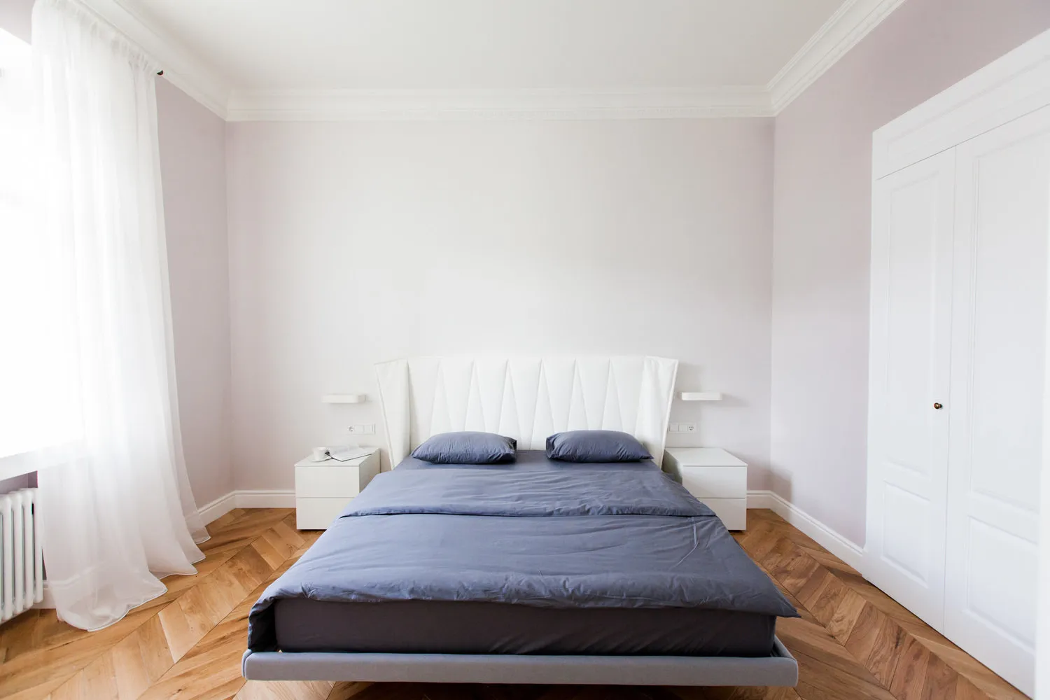 照片:斯堪的纳维亚卧室,技巧 – 我们网站上的照片