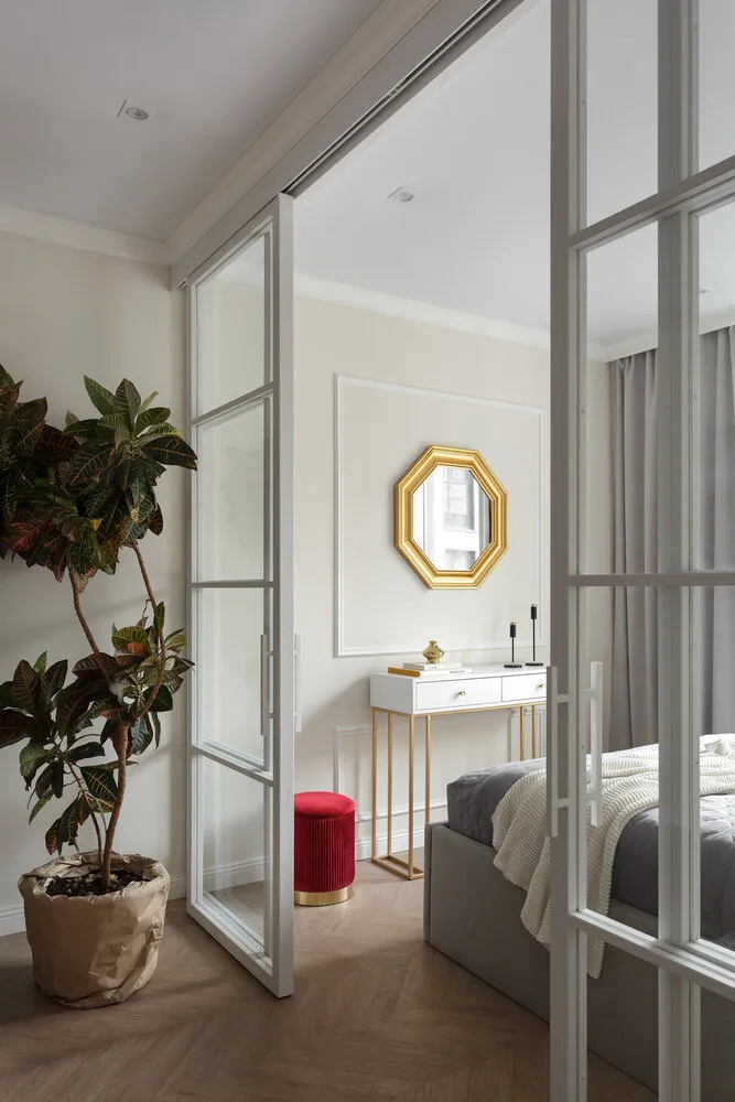 Foto: Habitación en estilo Clásico, Moderno, Apartamento, Proyecto de la Semana, San Petersburgo, Edificio de hormigón, 2 habitaciones, hasta 40 m², 40-60 m², Alena Matiso – foto en nuestro sitio web