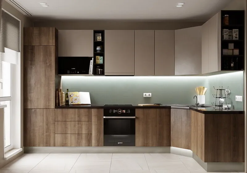 照片：现代风格厨房和餐厅，技巧，Studio 3.14，纳达·卡珀，玛丽娜·科兹利亚科娃 – 我们网站上的照片