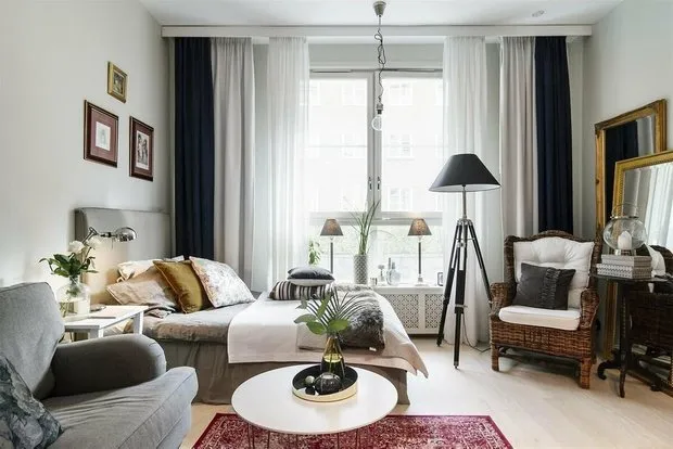 Foto: Sala escandinava, Apartamento pequeño – fotos en nuestro sitio web