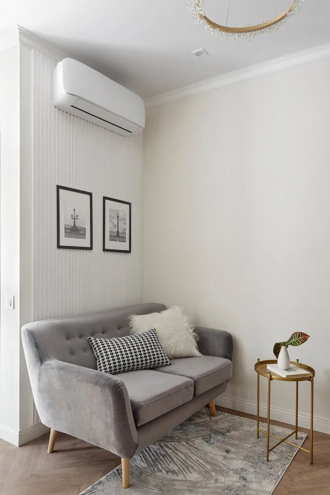 Foto: Sala de estar en estilo Clásico, Moderno, Apartamento, Proyecto de la Semana, San Petersburgo, Edificio de hormigón, 2 habitaciones, hasta 40 m², 40-60 m², Alena Matiso – foto en nuestro sitio web