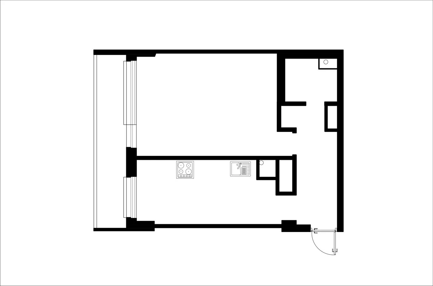 水电位置不佳的示例