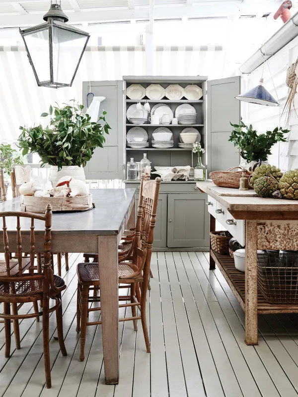 照片：普罗旺斯与乡村风格的厨房和餐厅，室内装饰，房屋，澳大利亚，家园与乡村别墅——我们网站上的照片