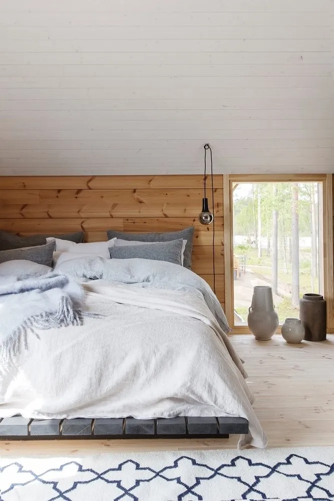 照片:生态风格卧室,房屋,房屋与花园 – 我们网站上的照片