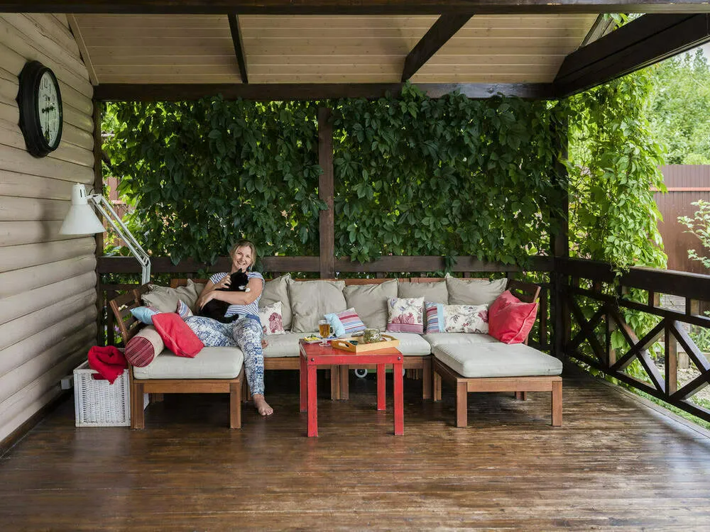 Foto: estilo moderno, Interior de habitación, Reforma, Finca, Interiores de casa, Terraza de finca, Casa acogedora, Cómo decorar una casa de campo, Menos de 40 metros, Diseño de casa de campo, Cabaña de finca, Interiores de casa de campo – fotos en nuestro sitio web