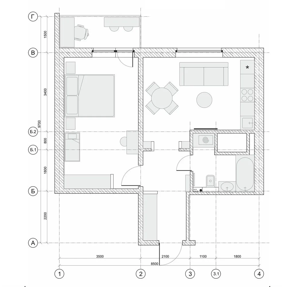 Foto: in Stil , Wohnung, Planung, Umplanung, Führer – Foto auf unserer Website