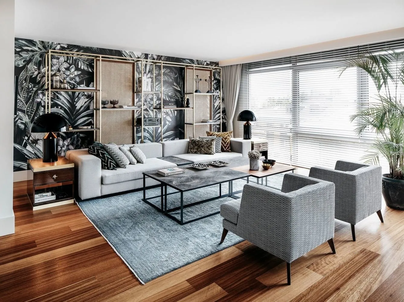 照片：现代客厅、室内装饰、技巧、实践中的装修——我们网站上的图片