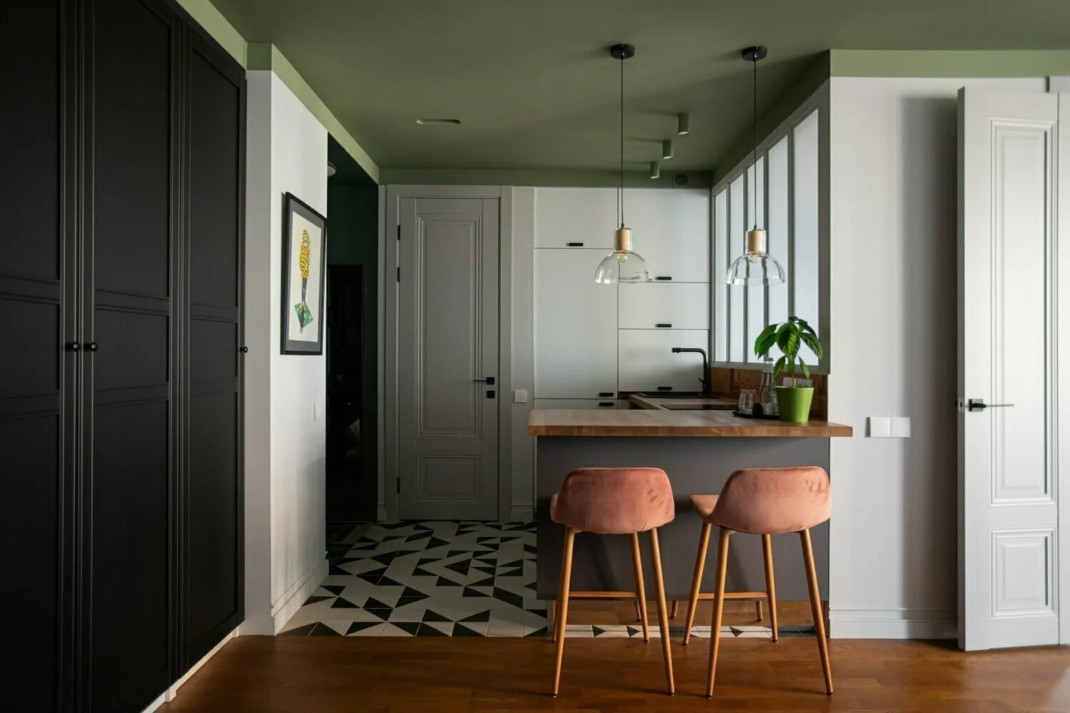 Photo: Style, Apartment, Guide, Accent wall in interior design, Standard apartment design, Compact living – photo on our website