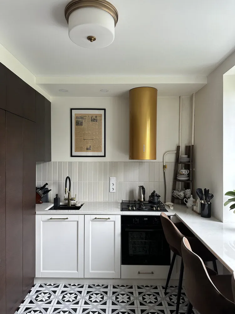 Фотография: в стиле Современный, Квартира, Переделка, Сталинка, 4 и больше, 60-90 метров, Винтажный, Олеся Цветкова, Юля Попова – фото на нашем сайте