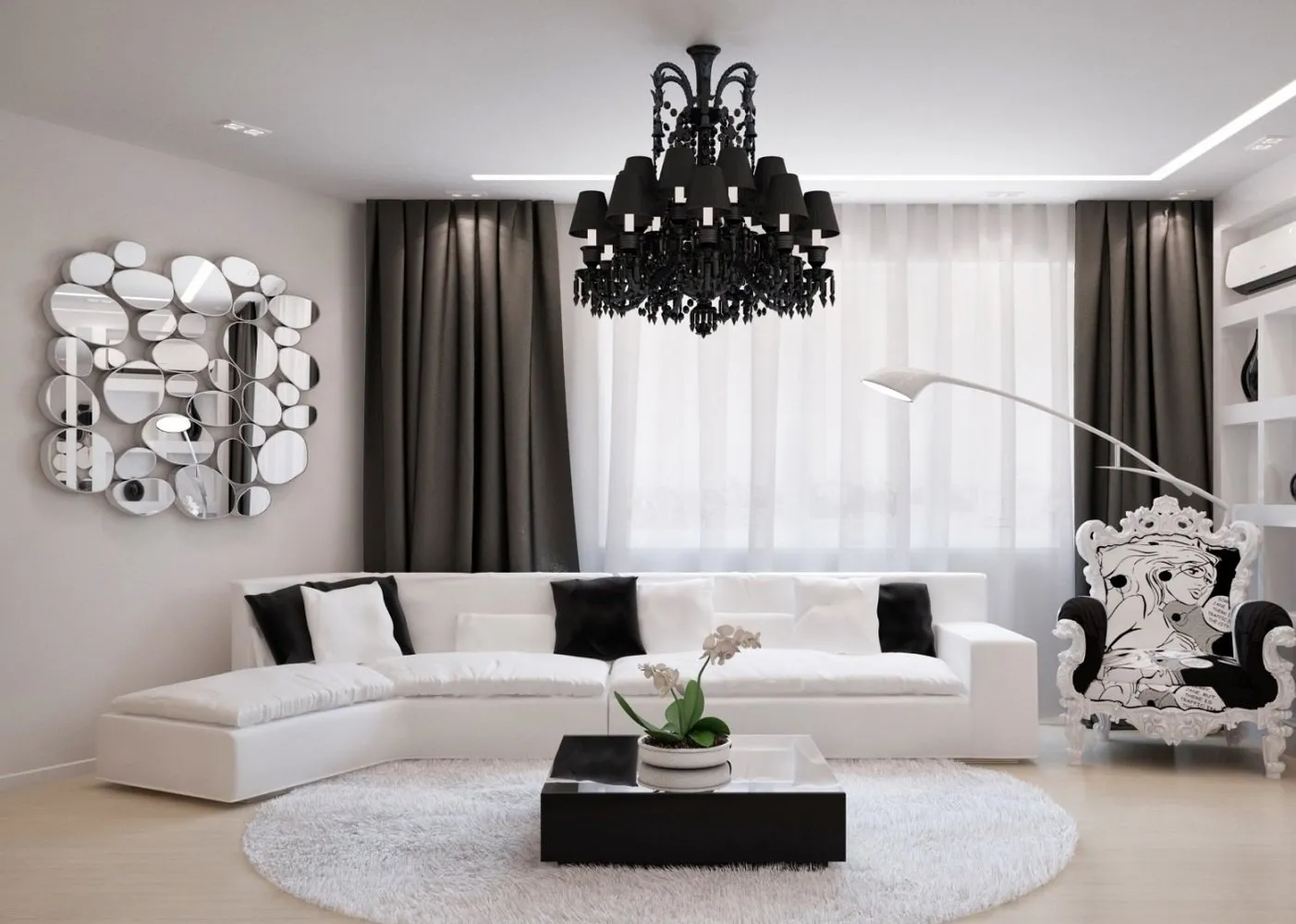 照片:现代客厅,提示 – 我们网站上的照片