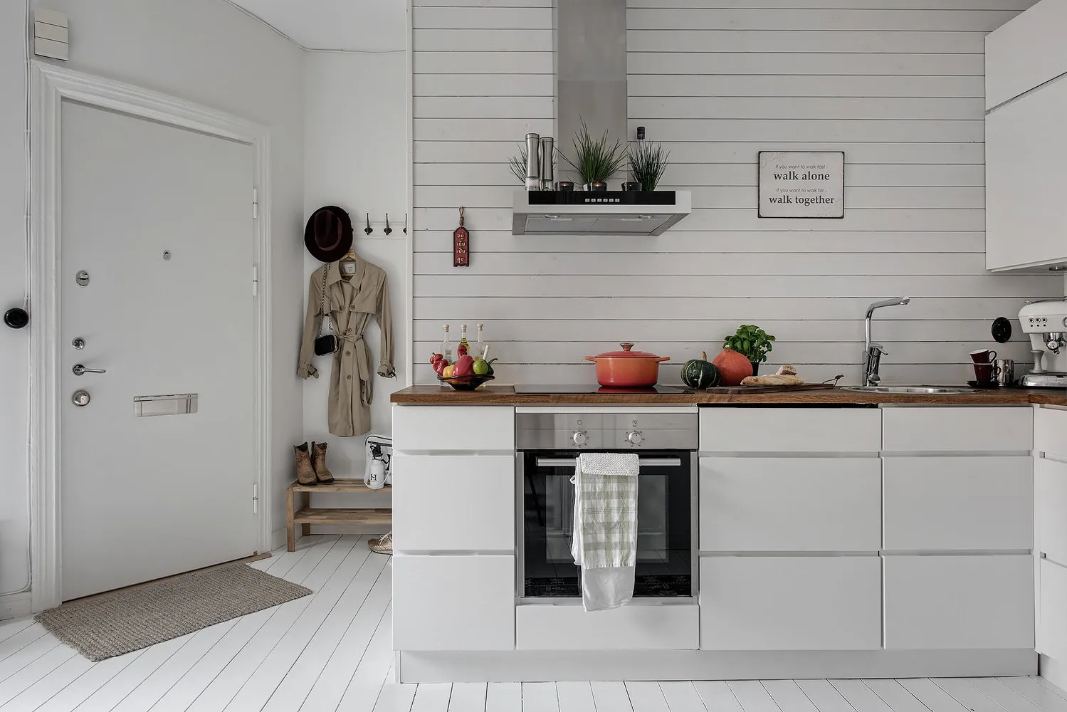 照片：北欧风格门厅，室内装饰，公寓，瑞典，1室，不超过40平方米 – 我们网站上的照片