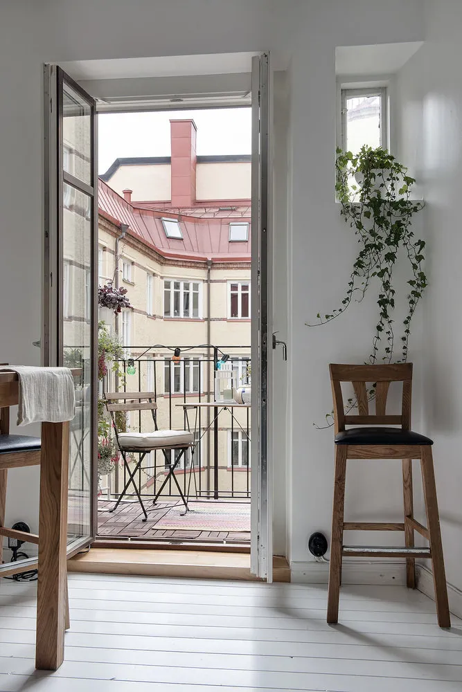 照片：北欧风格，室内装饰，公寓，瑞典，1室，不超过40平方米 – 我们网站上的照片