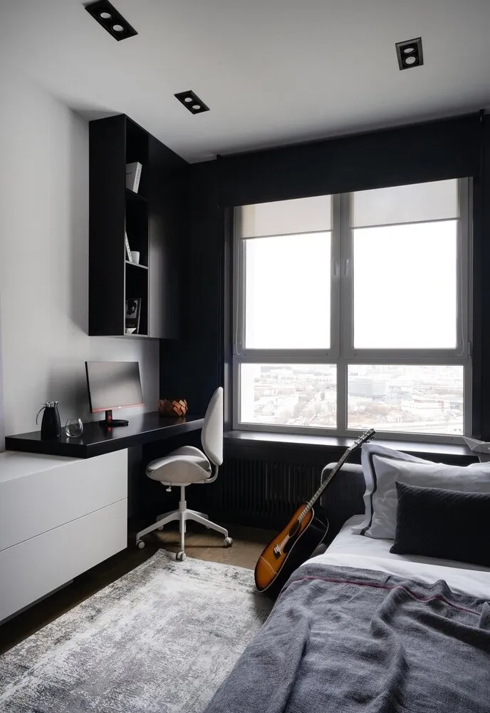 Foto: estilo moderno, apartamento, minimalismo, proyecto de la semana, Moscú, Evgenia Matveenko, FlatsDesign, 3 habitaciones, 60-90 metros cuadrados – foto en nuestro sitio web