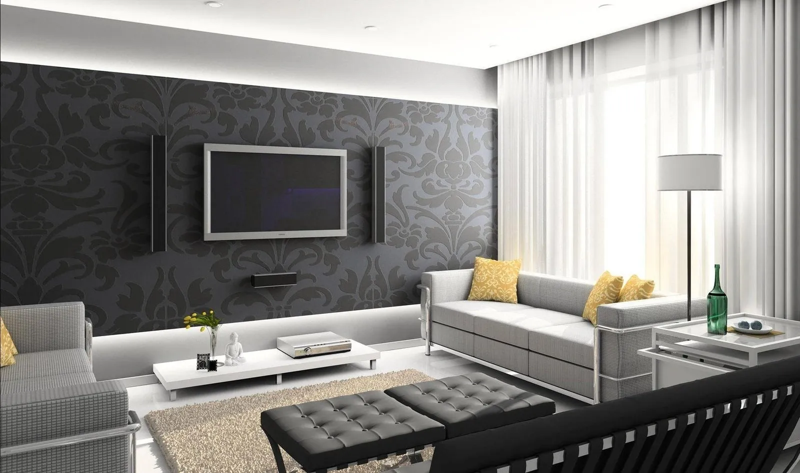 照片:黑白室内设计,提示 – 我们网站上的照片