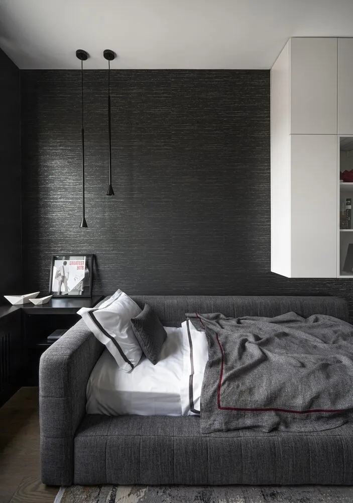 Foto: estilo moderno, apartamento, minimalismo, proyecto de la semana, Moscú, Evgenia Matveenko, FlatsDesign, 3 habitaciones, 60-90 metros cuadrados – foto en nuestro sitio web