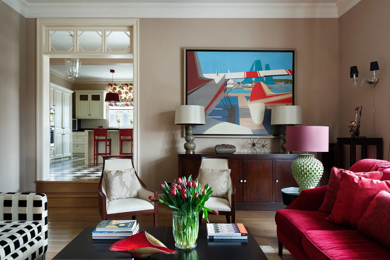 图片：装饰风格客厅、厨房和餐厅、卧室、室内装饰、技巧、Moroso、Cc-tapis、Roberto Cavalli、ToTaste Studio、Margarita Rasskazova、Oksana Butman、Artpartner、SalonedelMobileMoscow – 我们网站上的照片