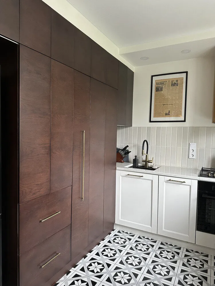 Фотография: в стиле Современный, Квартира, Переделка, Сталинка, 4 и больше, 60-90 метров, Винтажный, Олеся Цветкова, Юля Попова – фото на нашем сайте