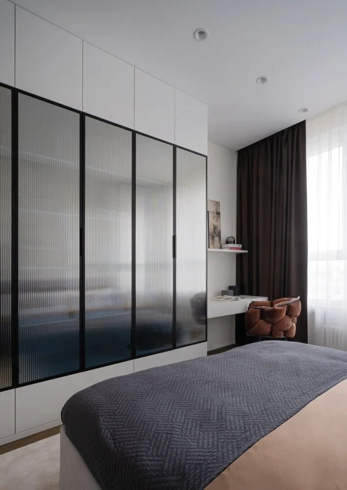 Foto: estilo moderno, apartamento, minimalismo, proyecto de la semana, Moscú, Evgenia Matveenko, FlatsDesign, 3 habitaciones, 60-90 metros cuadrados – foto en nuestro sitio web