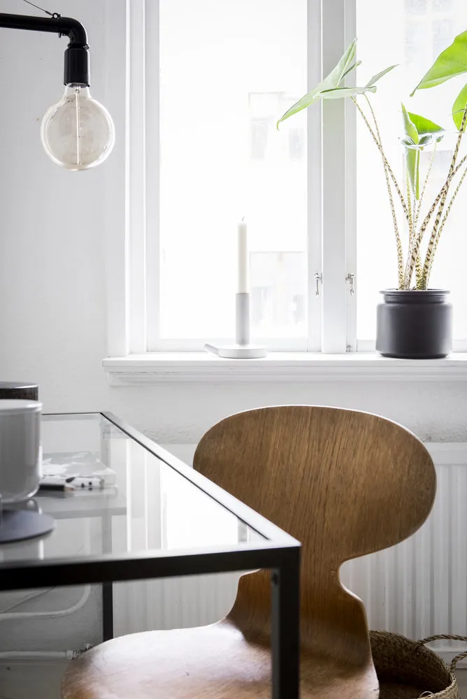 照片:书房斯堪的纳维亚风格、装饰与DIY,公寓,瑞典,白色,哥德堡,2室,40-60平方米 – 我们网站上的照片