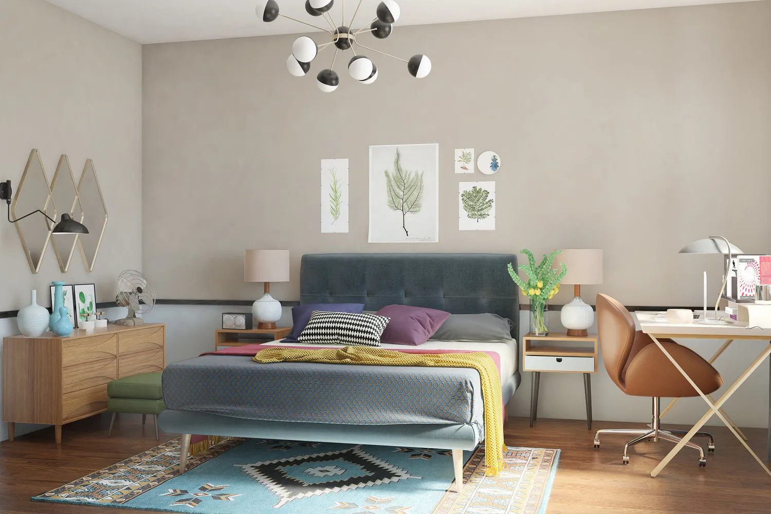 照片：北欧风格卧室，技巧，趋势，2019年室内百科全书 – 网站上的照片