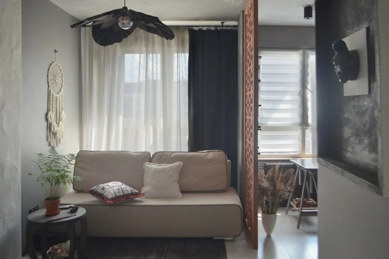 Photo: Living Room in Modern Style, Eclecticism, Compact Apartment, Apartment, Studio, Project of the Day, under 40 square meters, studio ideas – photos on our website