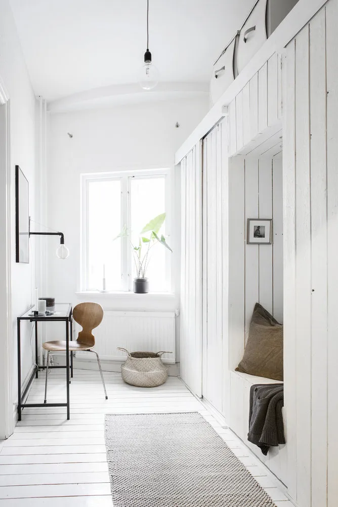 照片:书房斯堪的纳维亚风格、装饰与DIY,公寓,瑞典,白色,哥德堡,2室,40-60平方米 – 我们网站上的照片