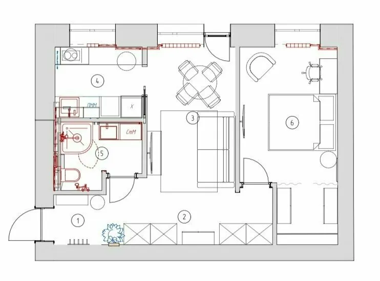 Foto: im Stil , Eingangshalle, Umbau, Hruschtschowka, Galina Owtschinnikowa – Fotos auf unserer Website