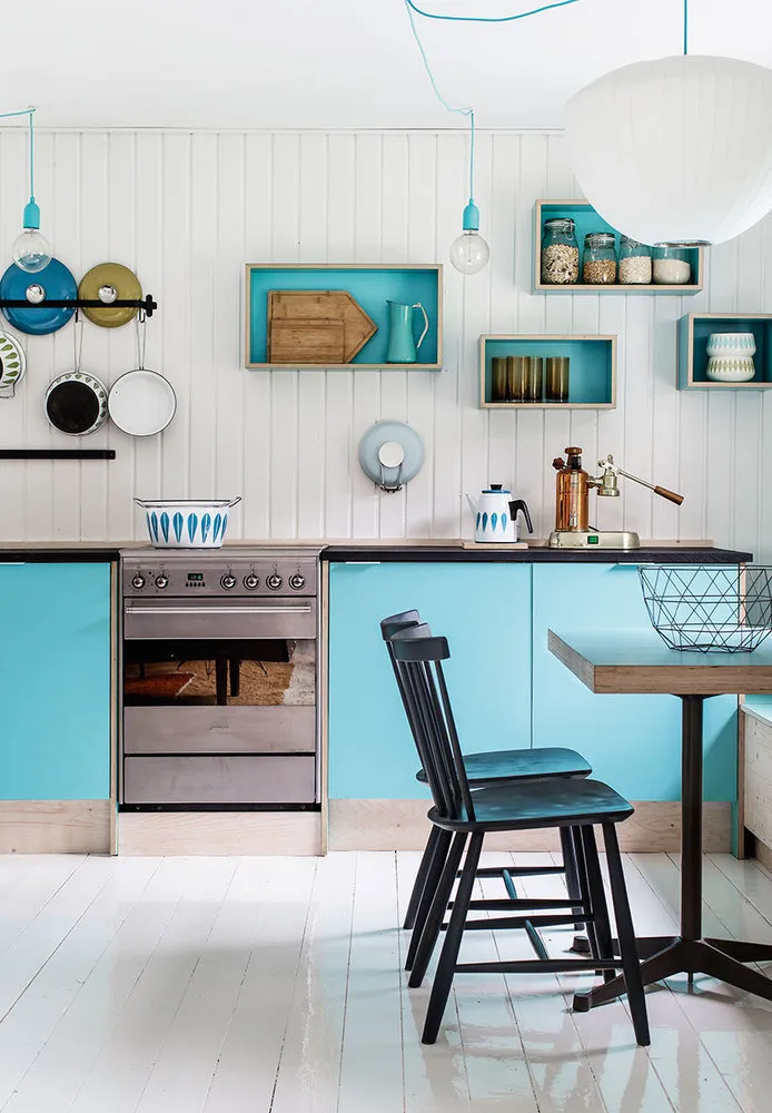 照片:北欧风格厨房与餐厅,小贴士,花园,房屋与花园——我们网站上的照片