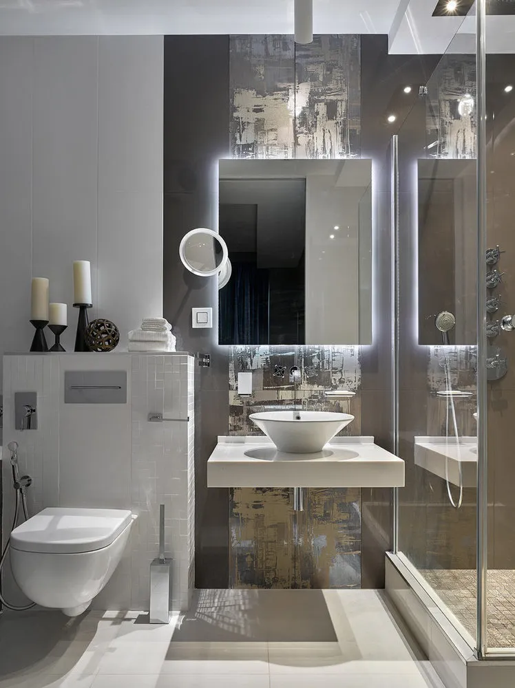 照片:现代风格浴室, 厨房和餐厅, 过道, 客厅, 卧室, 古典, Loft, 高科技, 室内装饰, 公寓, 房子, 装饰 - 网站上的照片