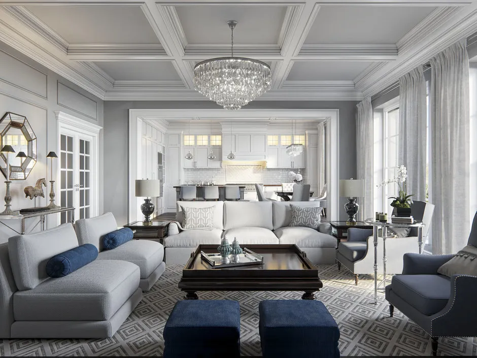 Photo: Living Room in Modern style, Kitchen and Dining Room, Bathroom, Hallway, Bedroom, Classical, Loft, High-Tech, Interior Decoration, Apartment, House, Decor - photo on our website