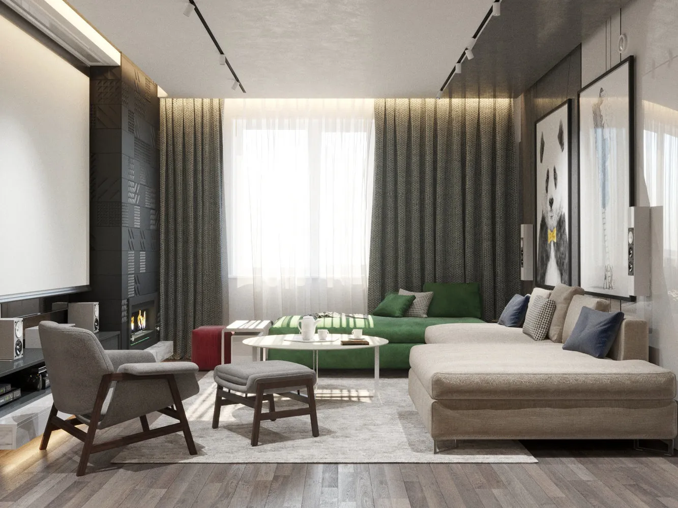 照片：现代风格客厅，技巧，趋势，2019年室内百科全书 – 网站上的照片