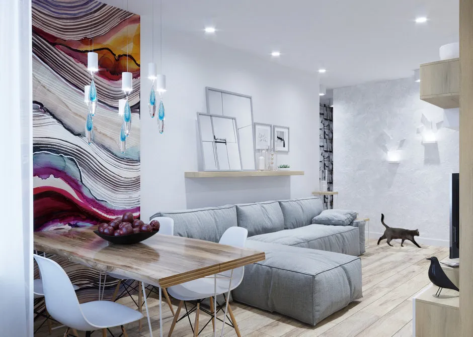 照片:in style , 厨房和餐厅, 浴室, 过道, 客厅, 卧室, 古典, Loft, 现代, 高科技, 室内装饰, 公寓, 房子, 装饰 - 网站上的照片