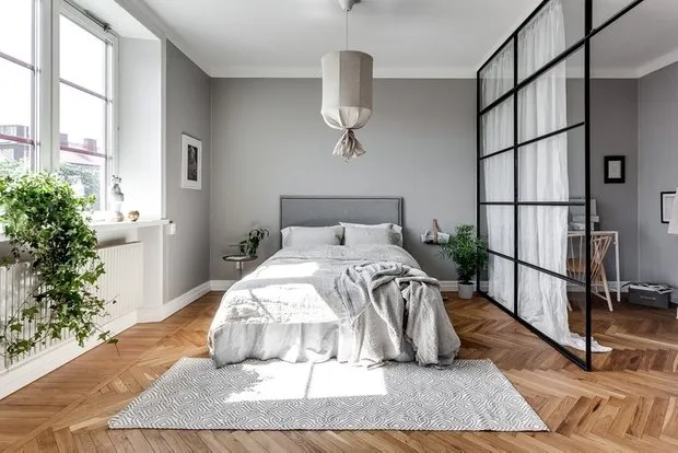 照片：斯堪的纳维亚风格卧室，建议，伊万诺娃·德佳塔连科 – 我们网站上的照片