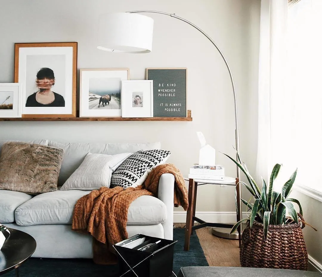 Photo: Living room in Scandinavian style, Interior decor, Tips, White, Ruslan Kirnichansky – photo on our website