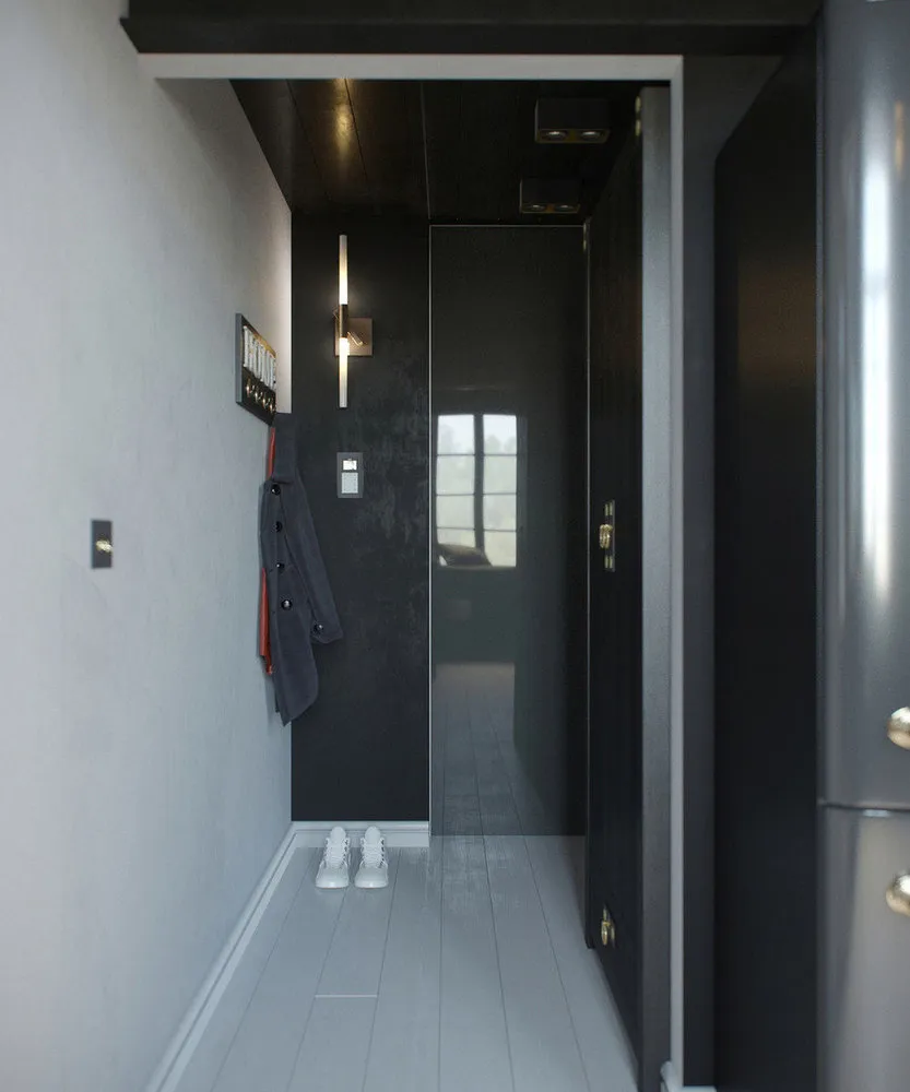 照片：极简风格走廊，提示 – 我们网站上的照片