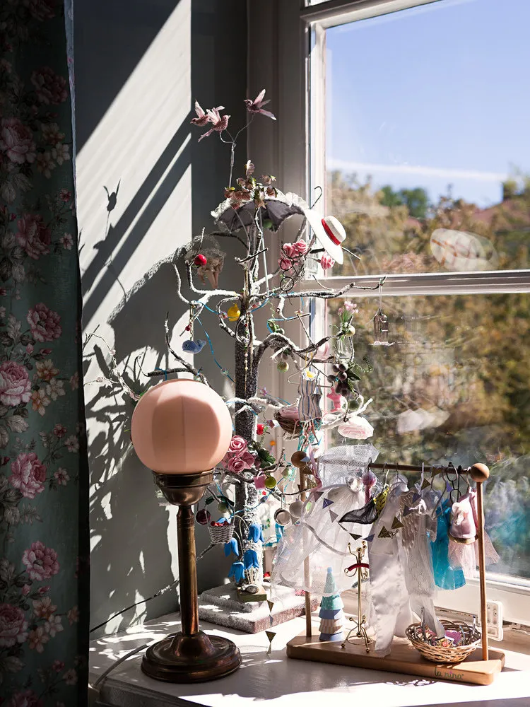 照片：普罗旺斯与乡村风格室内装饰，室内装饰，公寓，白色、米色、粉色，3室，40-60平方米 – 网站上的照片