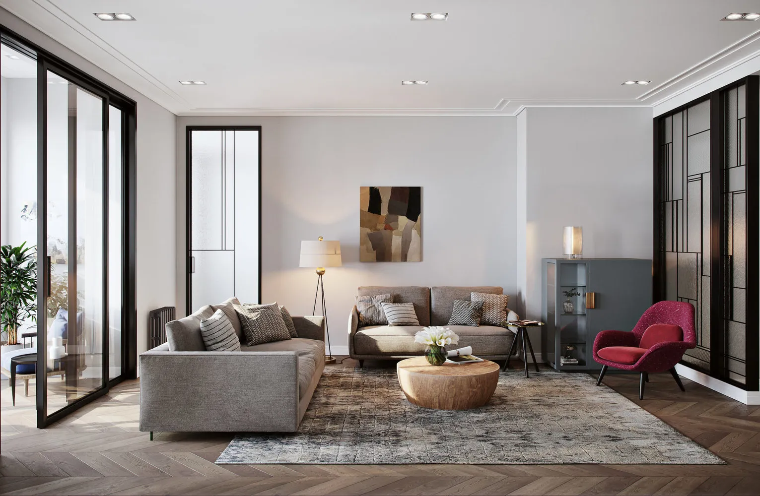 照片:现代极简风格客厅,Miele,Gid,G7000 – 网站上的照片