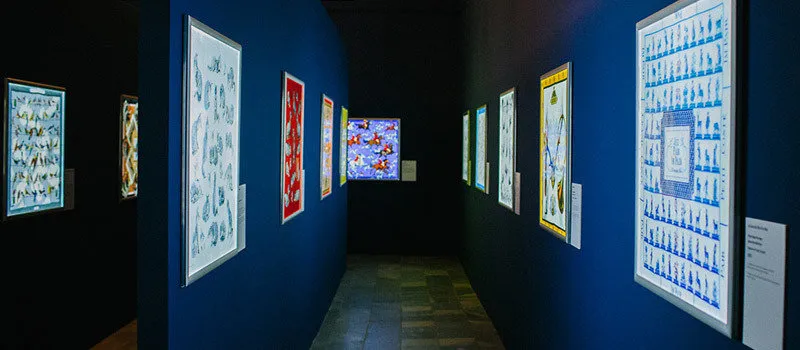 亚历山大和叶卡捷琳娜·茨宾展览《丝绸迷宫》，全俄装饰艺术与民间艺术博物馆