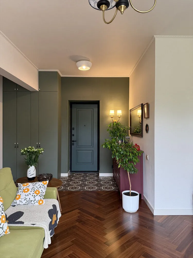 Foto: estilo moderno, apartamento, reforma, Moscú, estalinca, 3 habitaciones, 40-60 m², estilo vintage – foto en nuestro sitio web