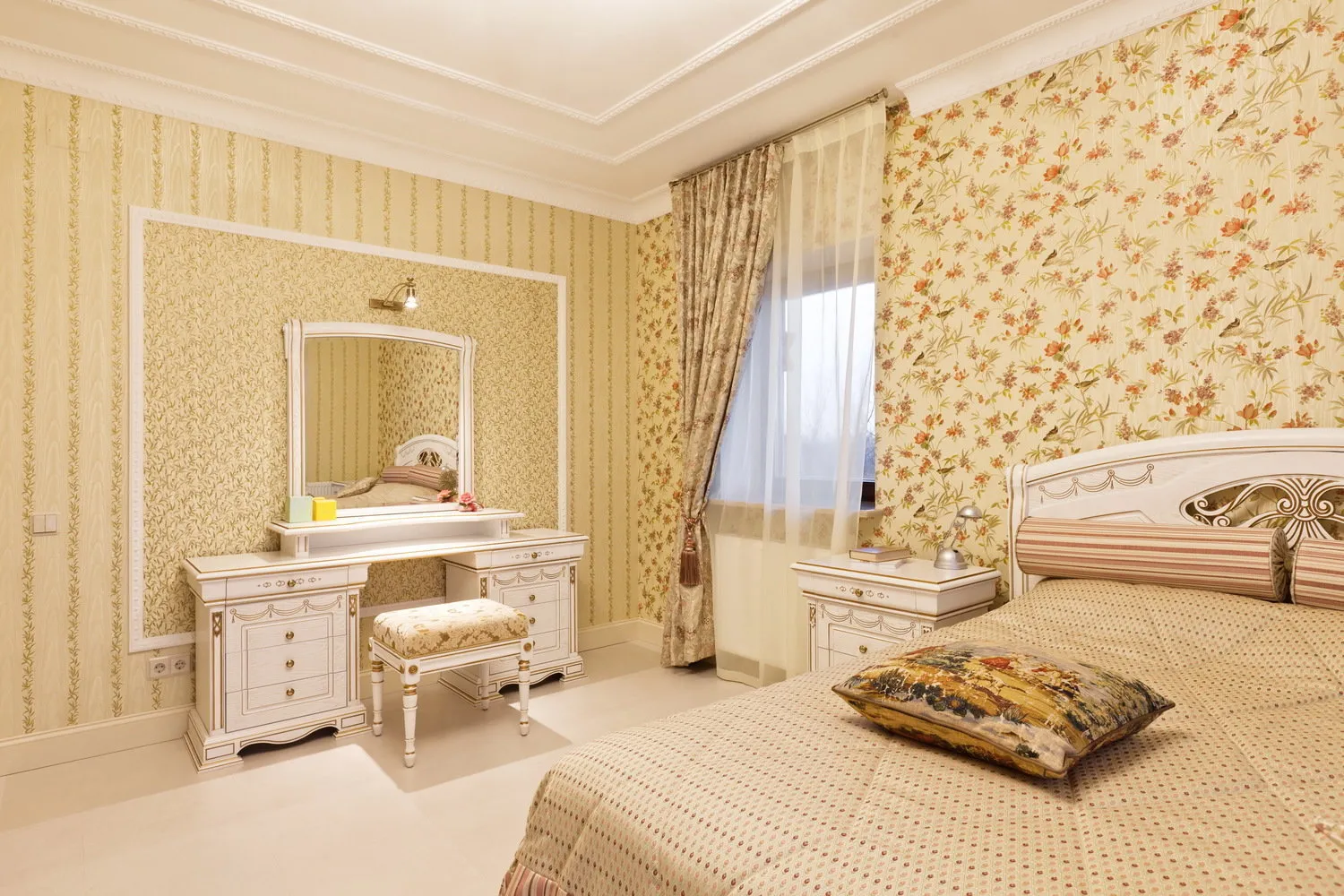 照片：古典风格卧室，技巧 – 网站上的照片